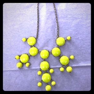 Yellow/green J. crew Necklace